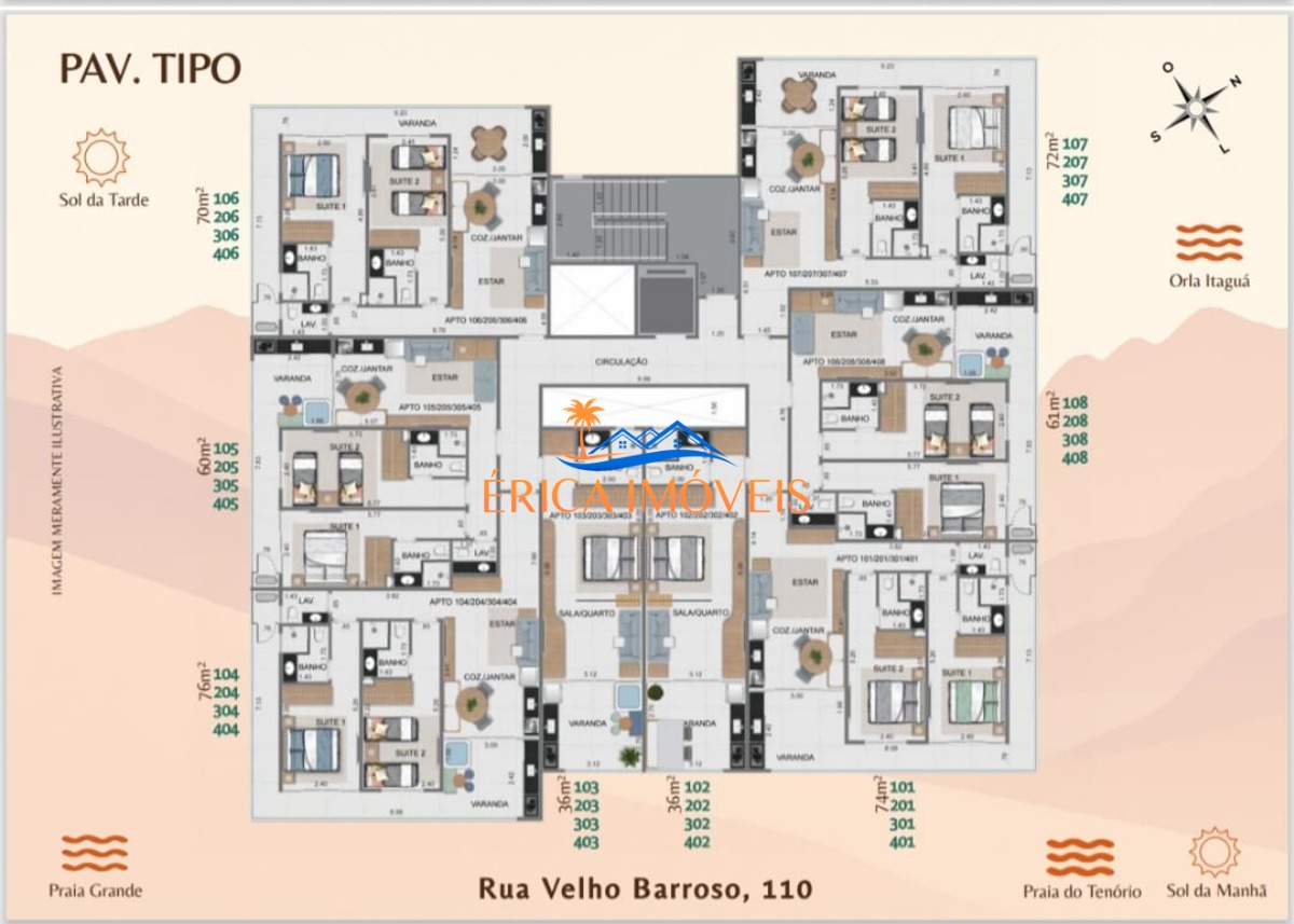 Apartamento, 1 quarto, 36 m² - Foto 10